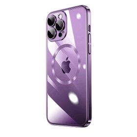 Zore Apple iPhone 14 Pro Max Wireless Şarjlı Sert PC Riksos Magsafe Silikon Kapak Kılıf