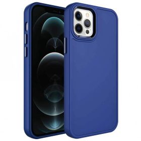 Zore Apple iPhone 14 Pro Metal Çerçeve Buton Tasarımlı Sert Botox Kapak Kılıf