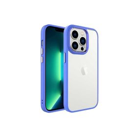 Zore Apple iPhone 14 Pro Uyumlu Krom Kapak Lavendery Gray Kılıf