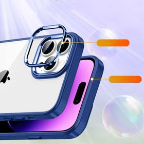 Zore Apple iPhone 14 Pro Uyumlu Lacivert Flora Kapak Kılıf