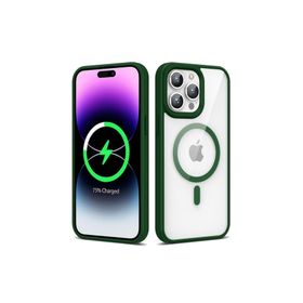 Zore Apple iPhone 14 Pro Uyumlu Lacivert Magsafe Wireless Şarj Özellikli Silikon Ege Kapak Kılıf