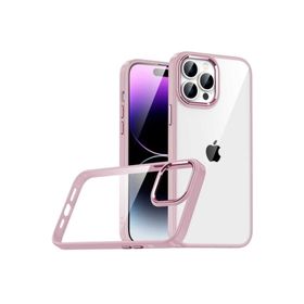 Zore Apple iPhone 14 Pro Uyumlu Rose Gold Flora Kapak Kılıf