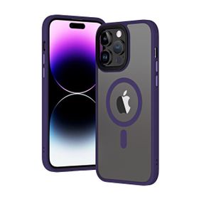 Zore Apple iPhone 14 Pro Wireless Şarj Özellikli Hibrit Magsafe Kapak Kılıf