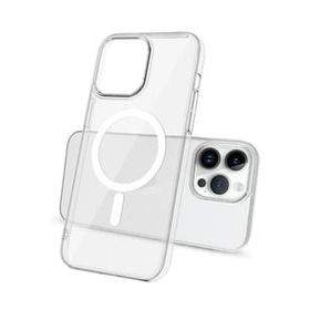 Zore Apple iPhone 14 Pro Wireless Şarj Özellikli Şeffaf Tek Kamera Çerçeveli Porto Kapak Kılıf