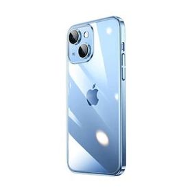 Zore Apple iPhone 14 Sert PC Renkli Çerçeveli Riksos Silikon Kapak Kılıf