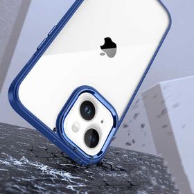 Zore Apple iPhone 14 Uyumlu Lacivert Flora Kapak Kılıf