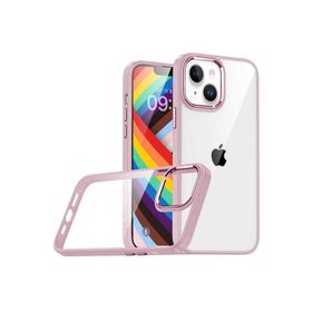 Zore Apple iPhone 14 Uyumlu Rose Gold Flora Kapak Kılıf