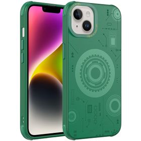 Zore Apple iPhone 14 Wireless Şarj Özellikli Desenli Hot Kapak Kılıf