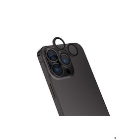 Zore Apple iPhone 15 Pro Max CL-13 Siyah Kamera Lens Koruyucu