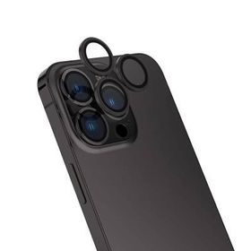 Zore Apple iPhone 15 Pro Max CL-13 Siyah Kamera Lens Koruyucu