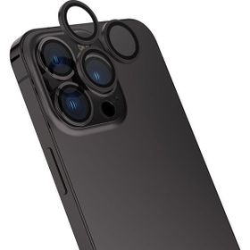 Zore Apple iPhone 15 Pro Max CL-13 Siyah Kamera Lens Koruyucu