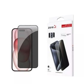 Zore Apple iPhone 15 Uyumlu Anti Dust Privacy Temperli Ekran Koruyucu