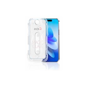 Zore Apple iPhone 15 Uyumlu Kolay Uygulama Aparatlı 5D Magic Glass Cam Ekran Koruyucu