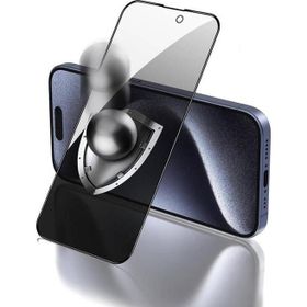 Zore Apple iPhone 15 Uyumlu Rika Premium Privacy Temperli Cam Ekran Koruyucu