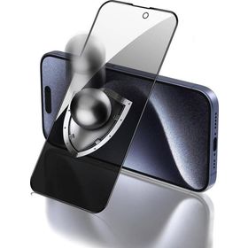Zore Apple iPhone 15 Uyumlu Rika Premium Privacy Temperli Cam Ekran Koruyucu