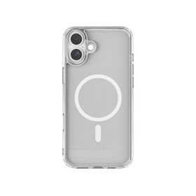 Zore Apple iPhone 16 Magsafe Şarj Özellikli Raptic Crystal Magsafe Serisi Şeffaf Kapak Kılıf