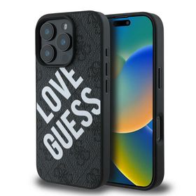 Zore Apple iPhone 16 Pro Guess Orijinal Lisanslı Big Love Guess Kapak Kılıf