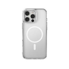 Zore Apple iPhone 16 Pro Magsafe Şarj Özellikli Raptic Crystal Magsafe Serisi Şeffaf Kapak Kılıf