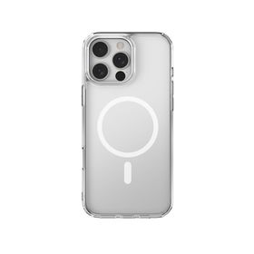 Zore Apple iPhone 16 Pro Magsafe Şarj Özellikli Raptic Crystal Magsafe Serisi Şeffaf Kapak Kılıf