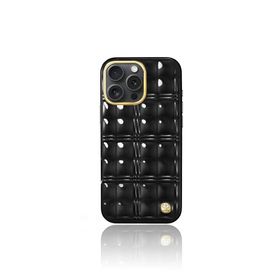 Zore Apple iPhone 16 Pro Max Askı Aparatlı Pynana Metal Grid Kapak Siyah Kılıf