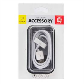 Zore Apple iPhone 4S Beyaz USB Kablo