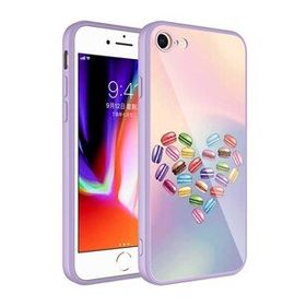 Zore Apple iPhone 7 Kamera Korumalı Desenli Sert Silikon Epoksi Kapak Kılıf