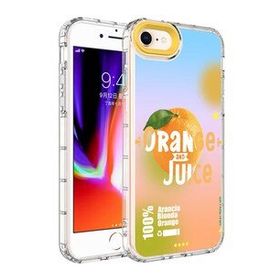 Zore Apple Iphone 7 Kamera Korumalı Renkli Desenli Sert Korn Silikon Cep Telefonu Kılıfı