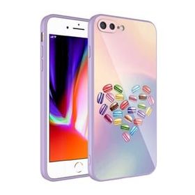 Zore Apple iPhone 7 Plus Kamera Korumalı Desenli Sert Silikon Epoksi Kapak Kılıf