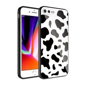 Zore Apple iPhone 7 Plus Kamera Korumalı Desenli Sert Silikon Epoksi Kapak Kılıf