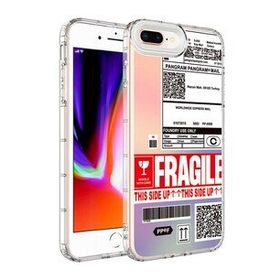 Zore Apple Iphone 7 Plus Kamera Korumalı Renkli Desenli Sert Korn Silikon Cep Telefonu Kılıfı