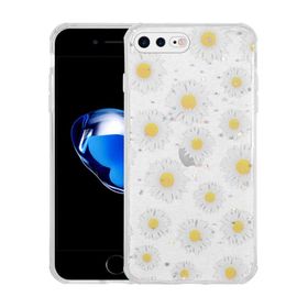Zore Apple iPhone 7 Plus Kılıf Simli Desenli Kamera Korumalı Parlak Popy Kapak