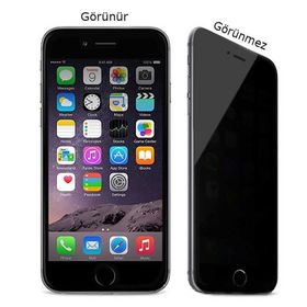 Zore Apple iPhone 7 Plus Kor Privacy Cam Ekran Koruyucu