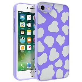 Zore Apple iPhone 8 Kılıf Desenli Kamera Korumalı Parlak Nora Kapak