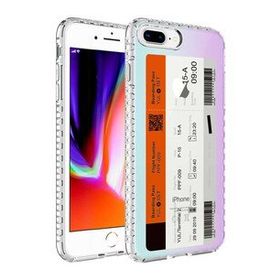 Zore Apple iPhone 8 Plus Airbag Kenarlı Renkli Desenli Silikon Elegans Kapak Kılıf