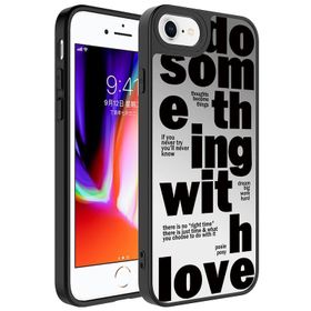 Zore Apple iPhone 8 Plus Aynalı Desenli Kamera Korumalı Parlak Mirror Kapak Kılıf