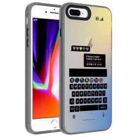 Zore Apple iPhone 8 Plus Desenli Dragon Sert Kapak Kılıf