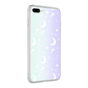 Zore Apple iPhone 8 Plus Kılıf M-Blue Desenli Kapak