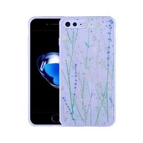 Zore Apple iPhone 8 Plus Kılıf Simli Desenli Kamera Korumalı Parlak Popy Kapak