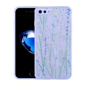 Zore Apple iPhone 8 Plus Kılıf Simli Desenli Kamera Korumalı Parlak Popy Kapak