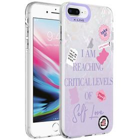 Zore Apple iPhone 8 Plus Mermer Desenli Marbello Kapak Kılıf