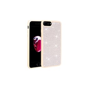Zore Apple iPhone 8 Plus Parlak Taşlı Tasarım Ston Kapak Kılıf
