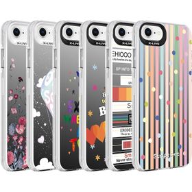Zore Apple iPhone SE 2020 Desenli Silver Sert Kapak Kılıf