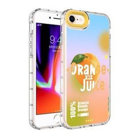 Zore Apple iPhone SE 2020 Kamera Korumalı Renkli Desenli Sert Silikon Zore Korn Kapak Kılıf