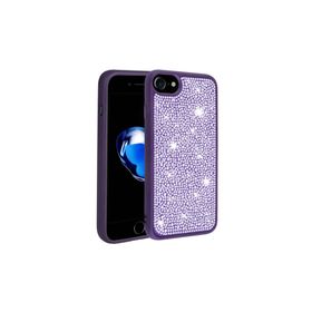 Zore Apple iPhone SE 2020 Parlak Taşlı Tasarım Ston Kapak Kılıf