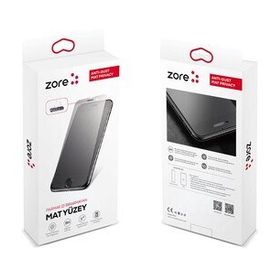 Zore Apple iPhone SE 2022 Anti-Dust Privacy Temperli Ekran Koruyucu