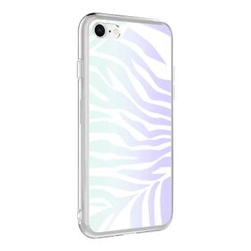 Zore Apple iPhone SE 2022 Kılıf M-Blue Desenli Kapak