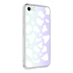 Zore Apple iPhone SE 2022 Kılıf M-Blue Desenli Kapak