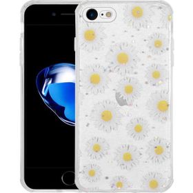 Zore Apple iPhone Se 2022 Simli Desenli Kamera Korumalı Parlak Popy Kapak Kılıf