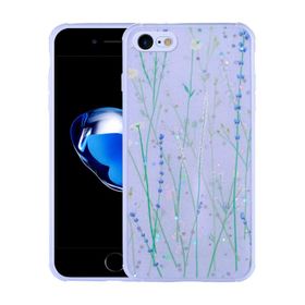 Zore Apple iPhone Se 2022 Simli Desenli Kamera Korumalı Parlak Popy Kapak Kılıf