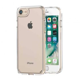 Zore Apple iPhone SE 3 2022 Korumalı Kenarları Silikon Arkası Sert Coss Kapak Şeffaf Kılıf